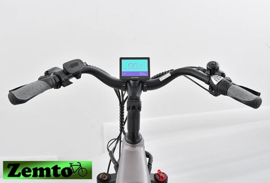 Elektro Dreirad Zemto-Revom Trike T3, Mittelmotor schwarz, dicke Reifen